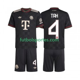 Camiseta Bayern de Múnich Jonathan Tah 4 Niño Tercera Equipación 2025/2026